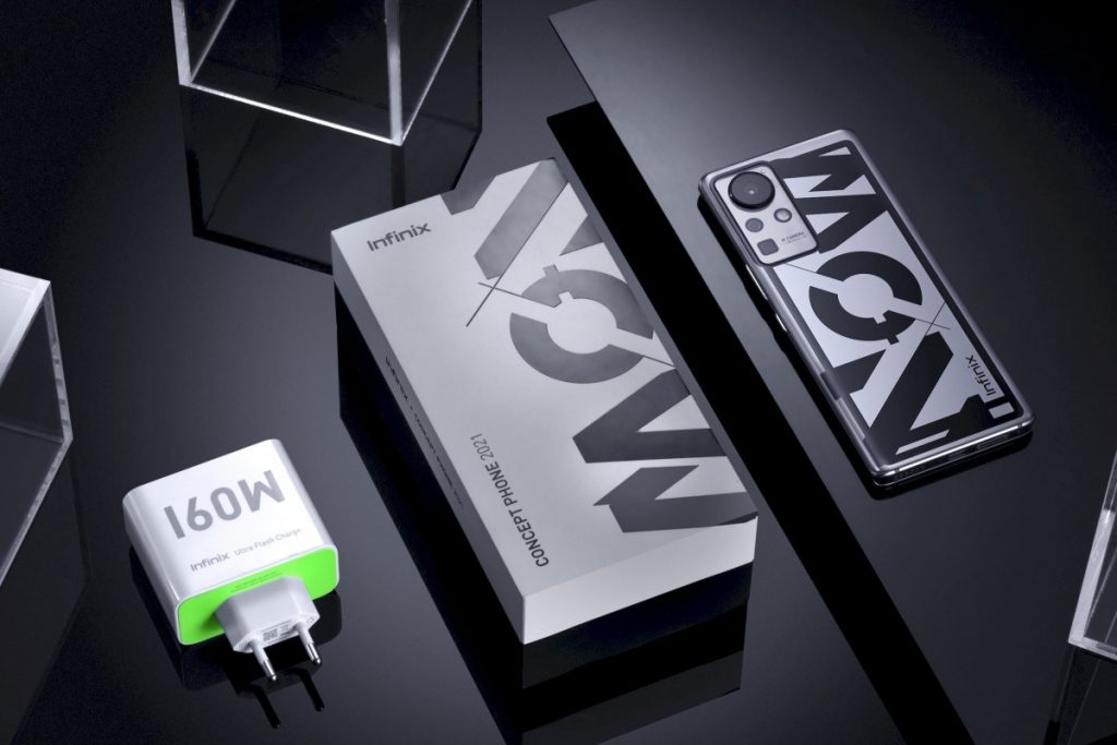 Infinix Concept Phone 2021 với công nghệ sạc nhanh 160W