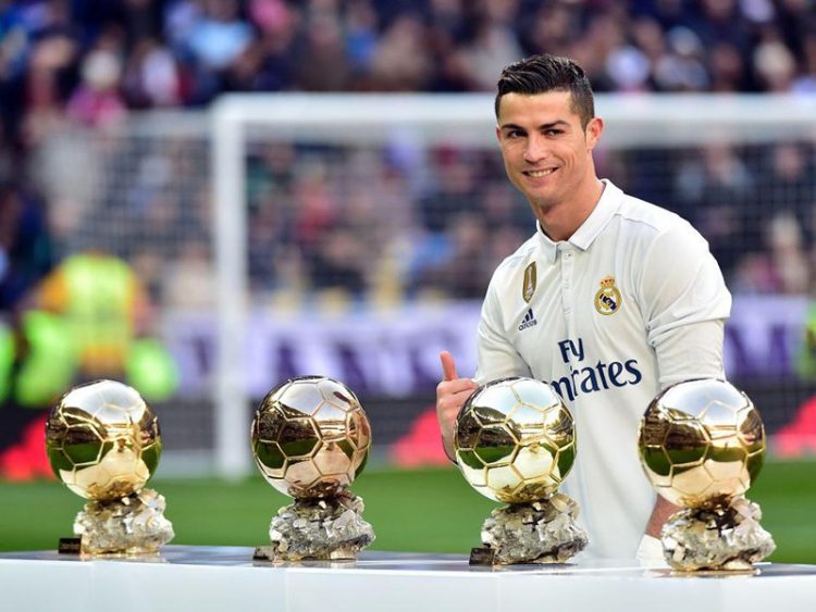 Những quả bóng vàng mà Ronaldo đã giành được